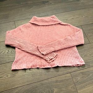 This turtle neck sweater is so extremely soft,I love it the color is so pretty.